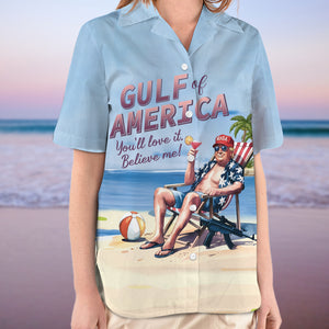 Donald Trump Chilly Gulf of America Ocean Hawaii Shirt LM32 65291