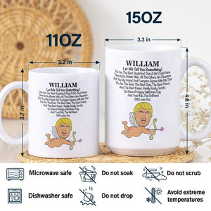 Custom Name Donald Trump Said You Are The Best Boyfriend Valentine's Day White Mug TH10 64635