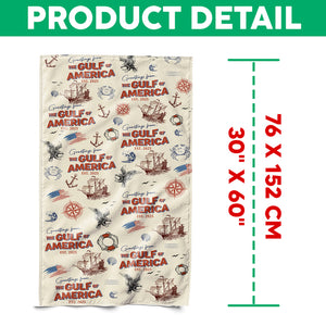 Personalized Name Gulf Of America Patriotic Beach Towel Summer Vibes LM32 65387