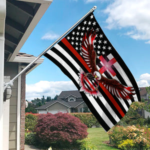 Custom American Flag With Family Name - Personalized Banner House Flag LM32 897225