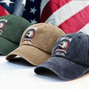 250 Years of America Anniversary Independence Day 2026 Washed Denim Baseball Cap CH07 896760