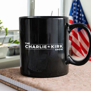 The Charlie Kirk Show Black Mug HO82 65944