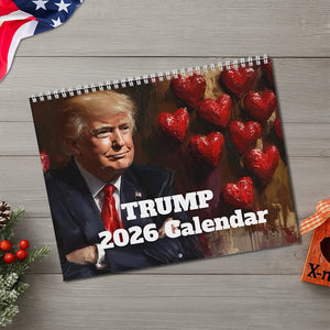 Funny Christmas Gift Trump 2026 Calendar HO82 66024