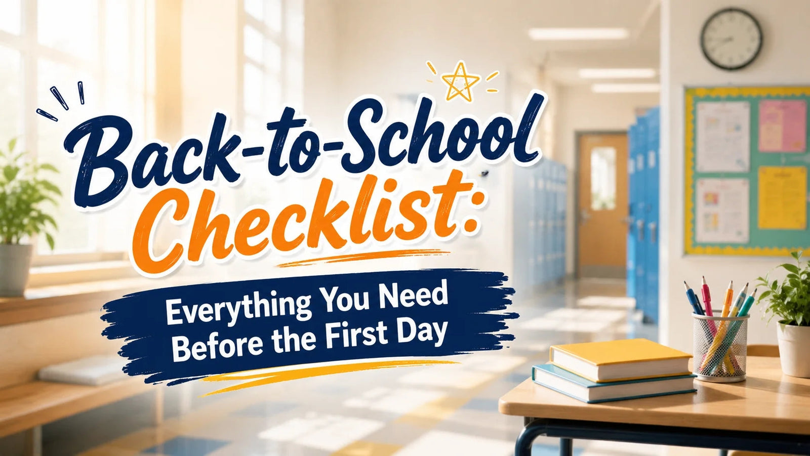 Back-to-School Checklist: Everything You Need Before the First Day