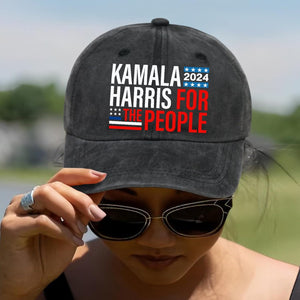 Kamala Harris 2024 Hat Kamala Harris for the People Hat Classic Fashion Adjustable Caps for Men Women