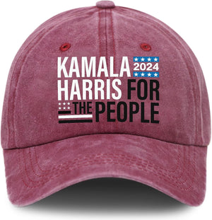 Kamala Harris 2024 Hat Kamala Harris for the People Hat Classic Fashion Adjustable Caps for Men Women