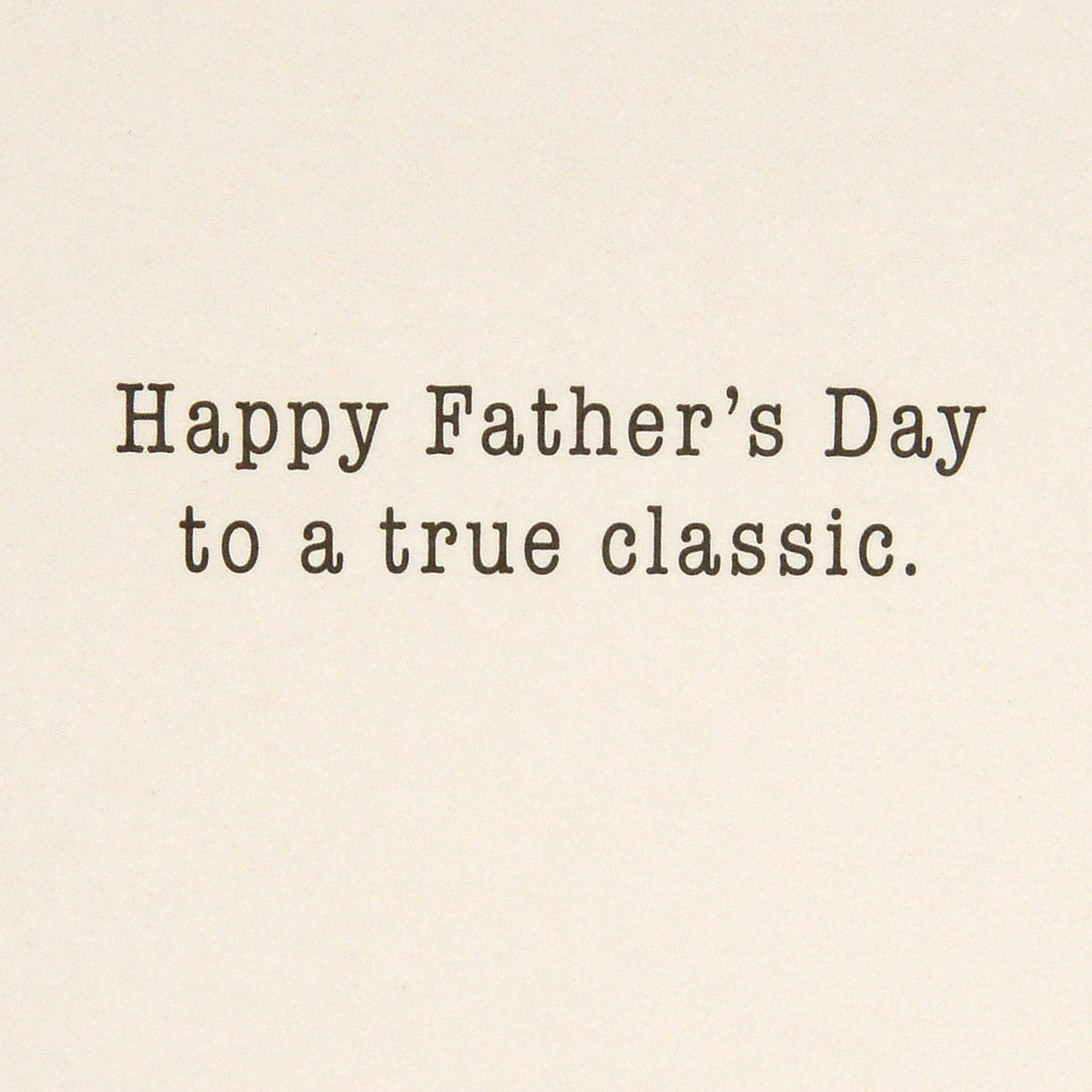 Signature Father'S Day Card (Vintage Classic Car, Don'T Make 'Em like You Anymore), (599FFW9632)