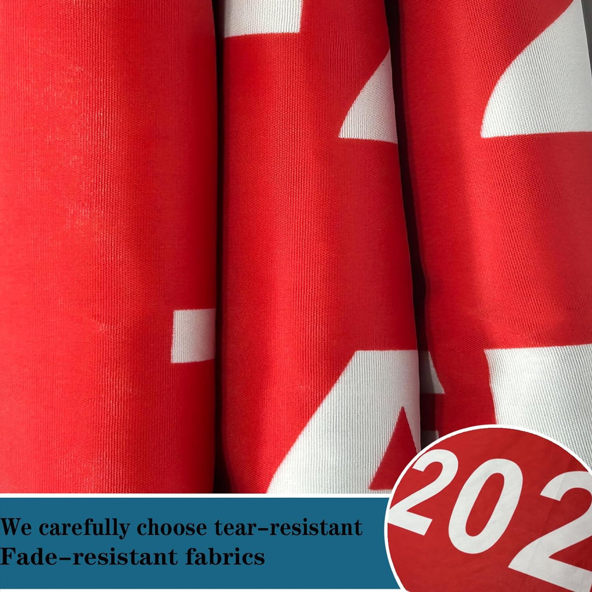 Trump 2024 Flags 3X5 Outdoor Made in Usa-Double Sided 3 Ply Heavy Duty Red Take America Back Trump Flags Banner for outside with 2 Brass Grommets UV Protection Fade Resistant for Indoor Outdoor