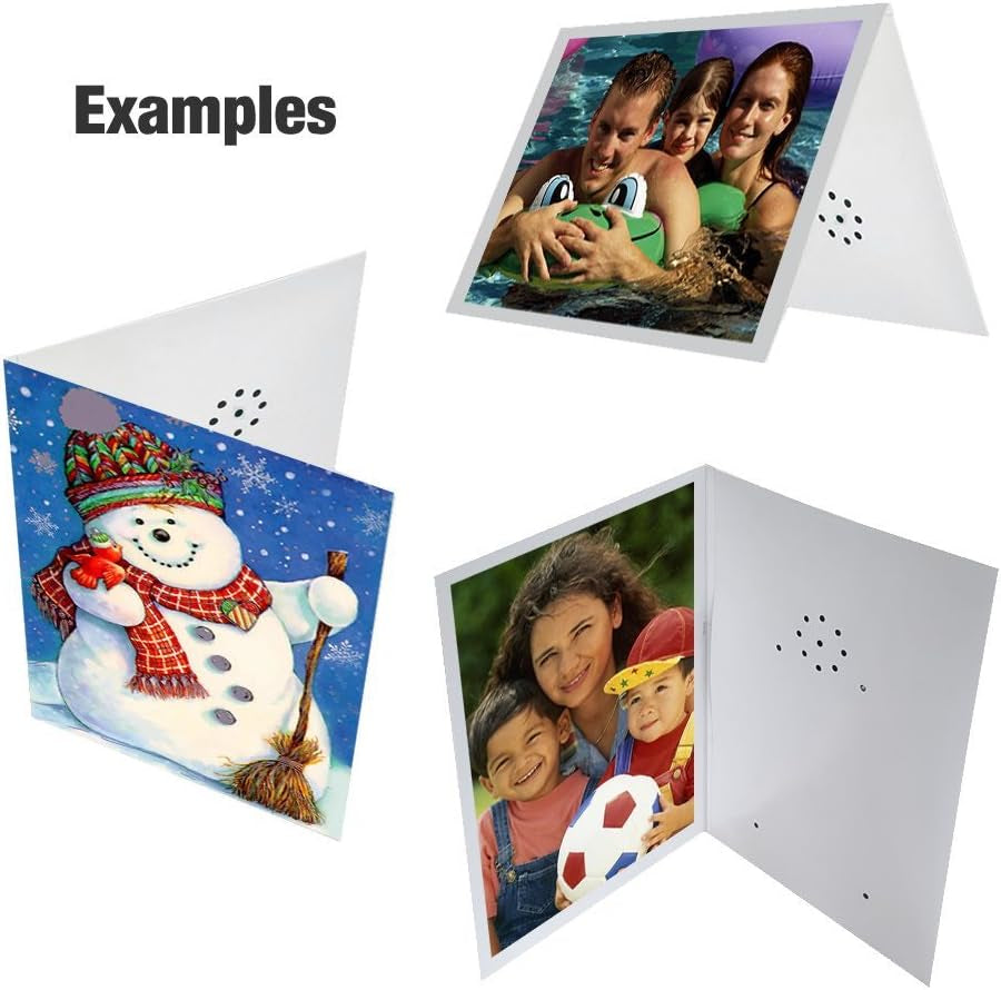 , Voice Recordable Greeting Card, 40 Seconds Recording with Replaceable Batteries. Record and Send Your Own Personal Voice Message, Music or Sound Effects for Mothers Day & Birthday