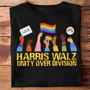 Harris Walz Unity Over Division Election 2024 Shirt HA75 63450