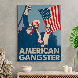 American Gangster Trump Sh** Picture Frame Canvas Poster HA75 63278