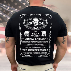 Donald J. Trump American Patriotic President Back Shirt HA75 64074