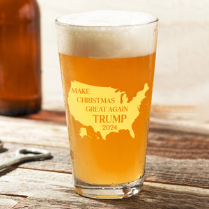 Trump Will Protect America's Legacy in 2024 – Make America Great Again Beer Glass LM32 63779