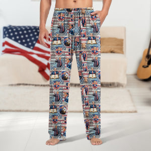 Funny Trump Pajamas with Multiple Cartoon Options - MAGA Style LM32 63965