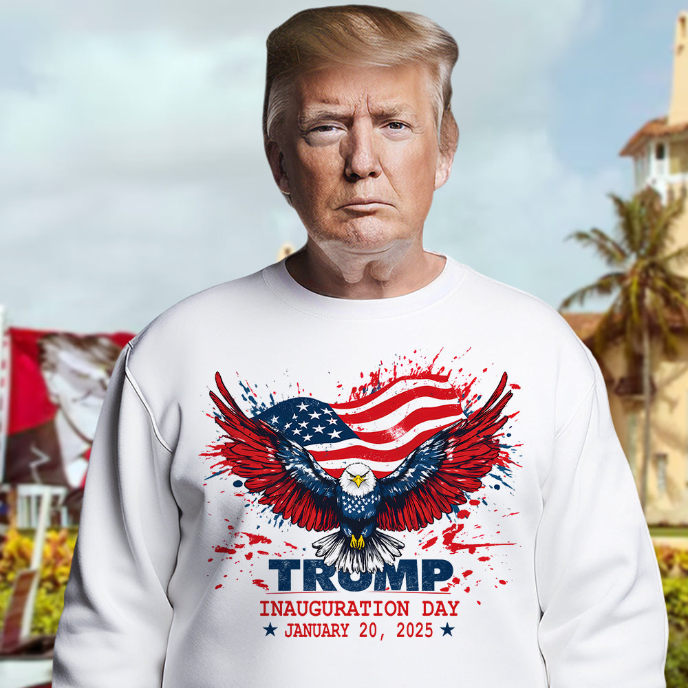 Trump MAGA Patriotic Eagle Inauguration Day Bright Shirt LM32 65225