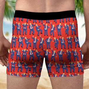 Funny Trump Dance Men's Boxer Briefs HO82 65586