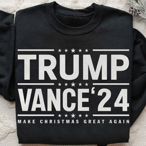 Trump Vance 2024 Make Christmas Great Again Dark Shirt 63697