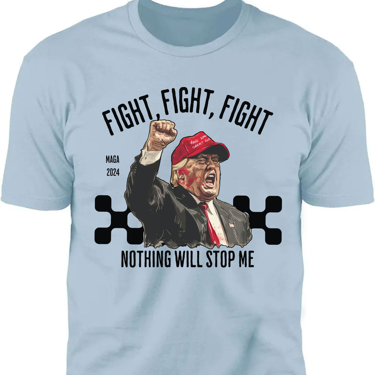 Nothing Will Stop Me | Trump Fi**t 2024 Shirt Pennsylvania Rally | Shirt Bright C1117 - GOP