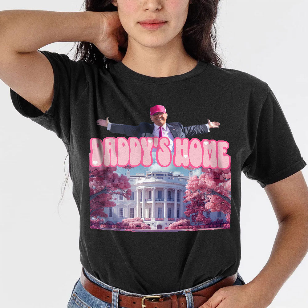 Daddy's Home Trump Pink Dark Shirt HO82 62494