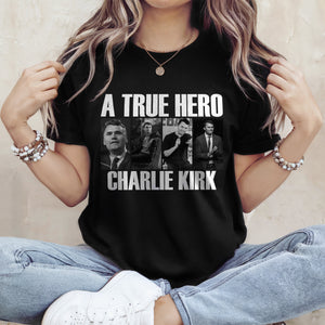 A True Hero Charlie Kirk Rest In Peace Dark Shirt HO82 65768