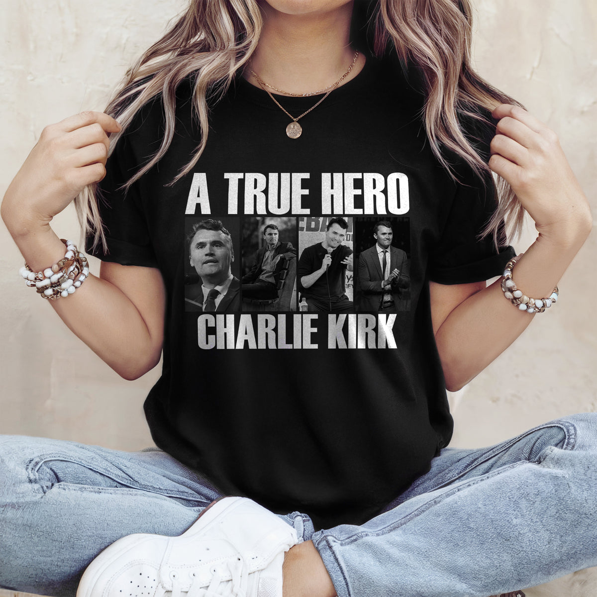 A True Hero Charlie Kirk Rest In Peace Dark Shirt HO82 65768