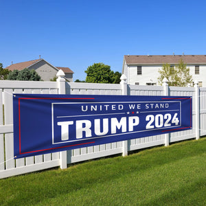 United We Stand Trump 2024 Banner TH10 63207