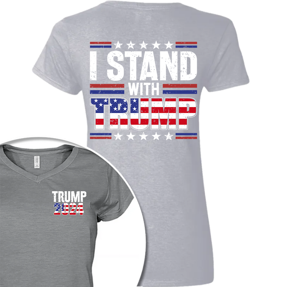 I Stand With Trump Front And Back Shirt K228 62445