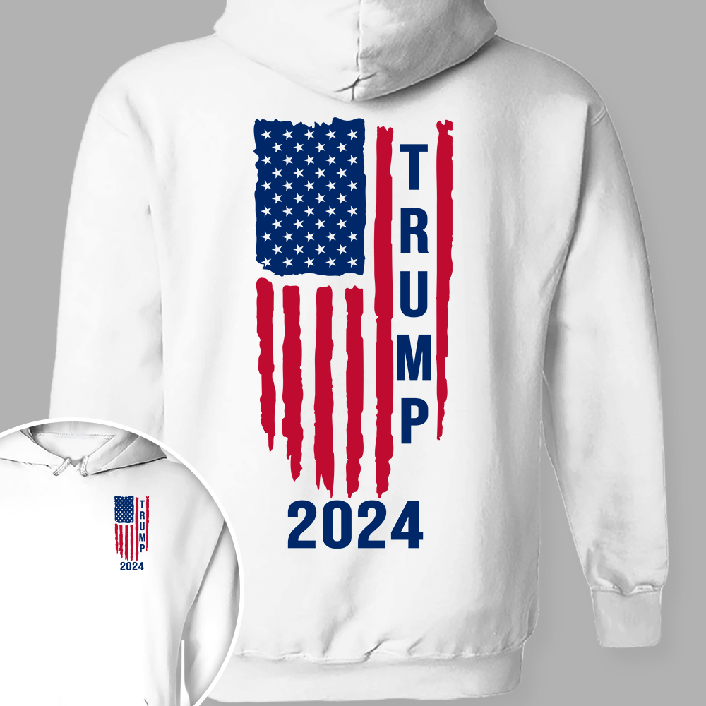Trump 2024 With America Flag Shirt K228 62431
