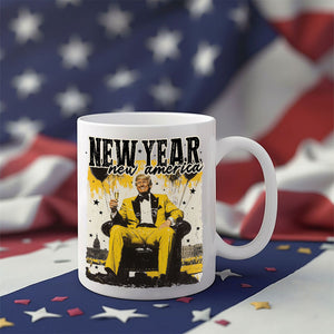 New Year New America Trump White Mug HA75 64236