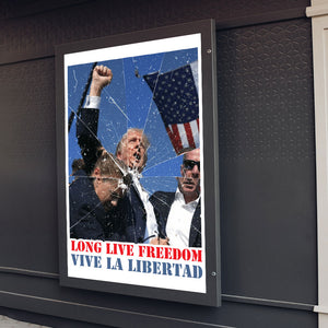 Freedom Is B*****proof Trump 2024 Picture Frame Canvas Poster HO82 63026