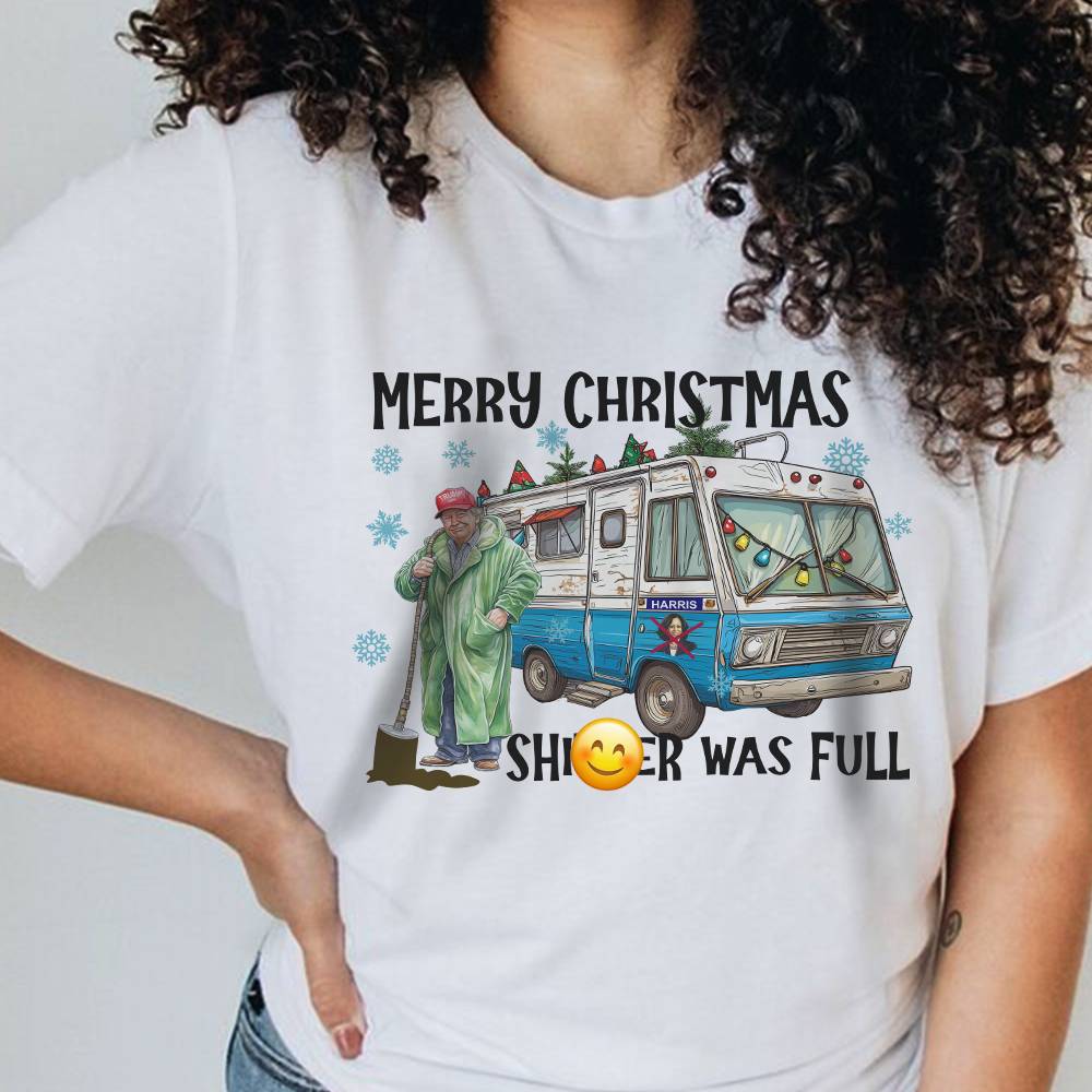 Merry Christmas Trump Shi**er Was Full Bright Shirt HO82 65334