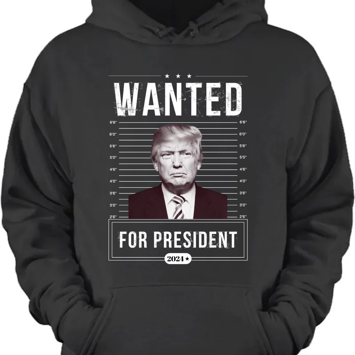 Wanted For President Trump 2024 Shirt K228 62429