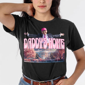 Daddy's Home Home Real Good Man Donald Pink Dark Shirt HO82 62496