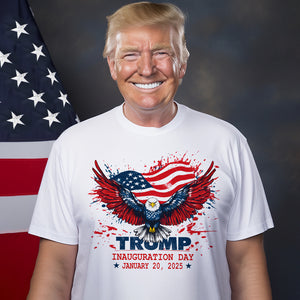 Trump MAGA Patriotic Eagle Inauguration Day Bright Shirt LM32 65225