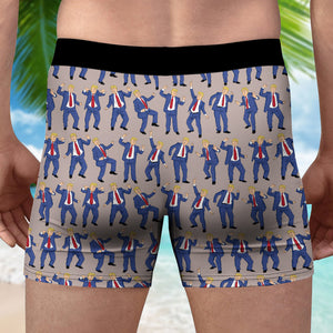 Funny Trump Dance Men's Boxer Briefs HO82 65586