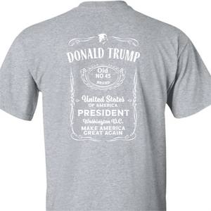 Donald Trump Old No 45 Brand America President Backside Shirt - GOP 65422