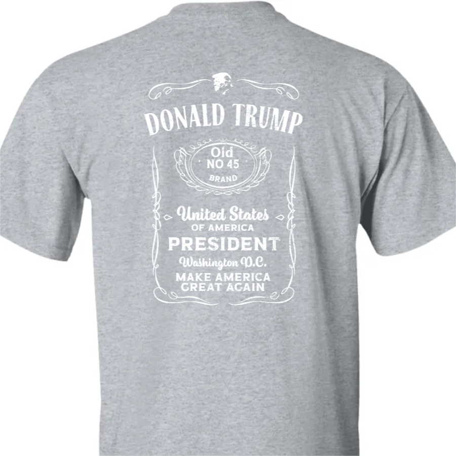 Donald Trump Old No 45 Brand America President Backside Shirt - GOP 65422
