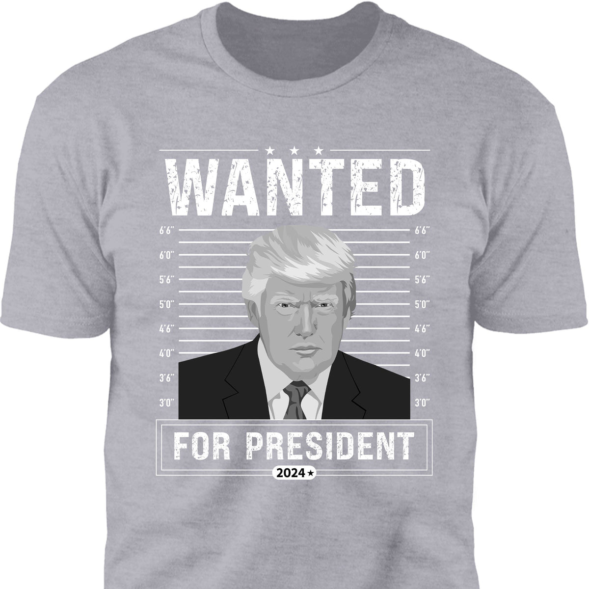 Wanted For President Shirt | Donald Trump Homage Shirt | Donald Trump Fan Tees C902 - GOP