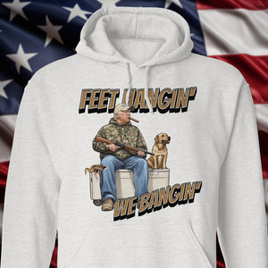 Trump Hunting Feet Hangin' We Bangin' Original Bright Shirt LM32 63855