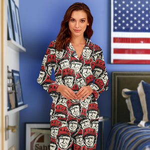 President Donald Trump MAGA - Trump Cowboy Pajamas HA75 64172