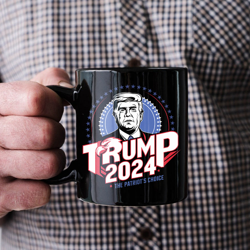 President Donald Trump 2024 Black Mug HO82 62748