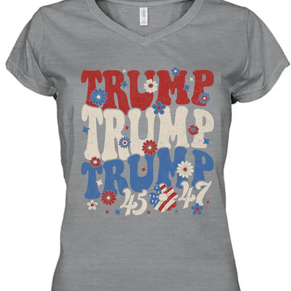 Trump Girl Red White Blue 47 Shirt N369 62467