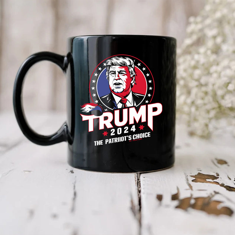 Trump 2024 The Patriiot's Choice Black Mug HO82 62750