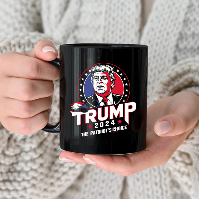 Trump 2024 The Patriiot's Choice Black Mug HO82 62750