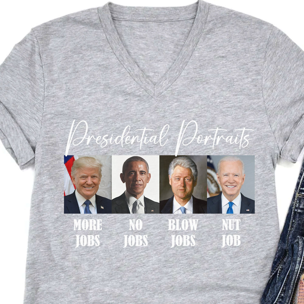 Presidential Portraits Shirt | Donald Trump Homage Shirt | Donald Trump Fan Tees C920 - GOP