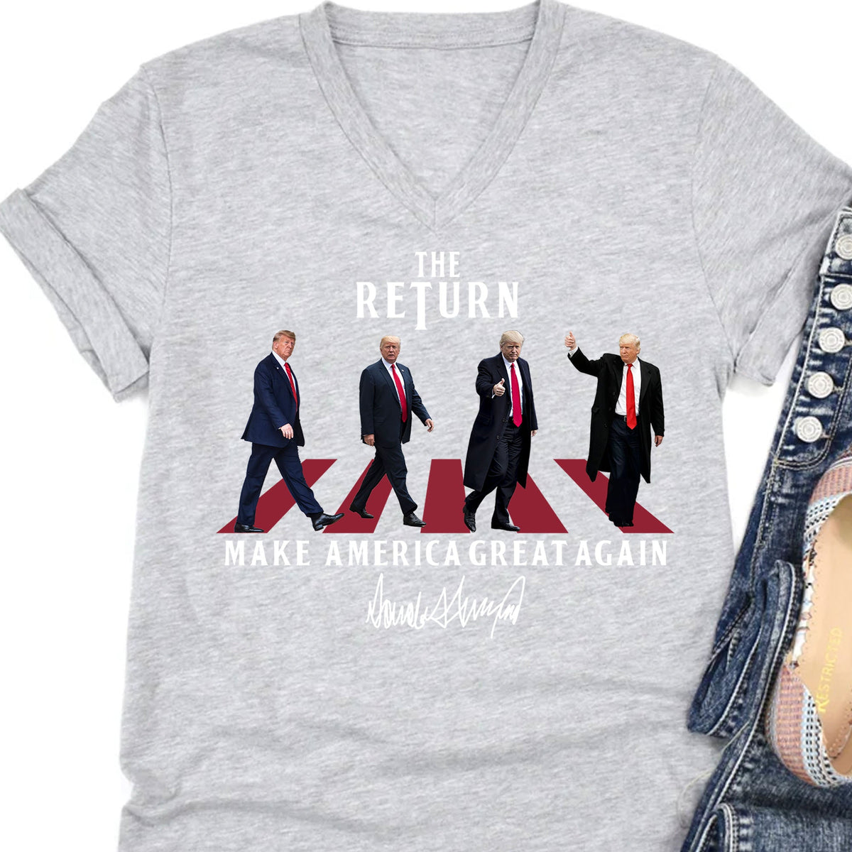 The Return MAGA Shirt | Donald Trump Homage Shirt | Donald Trump Fan Tees C898 - GOP 63339