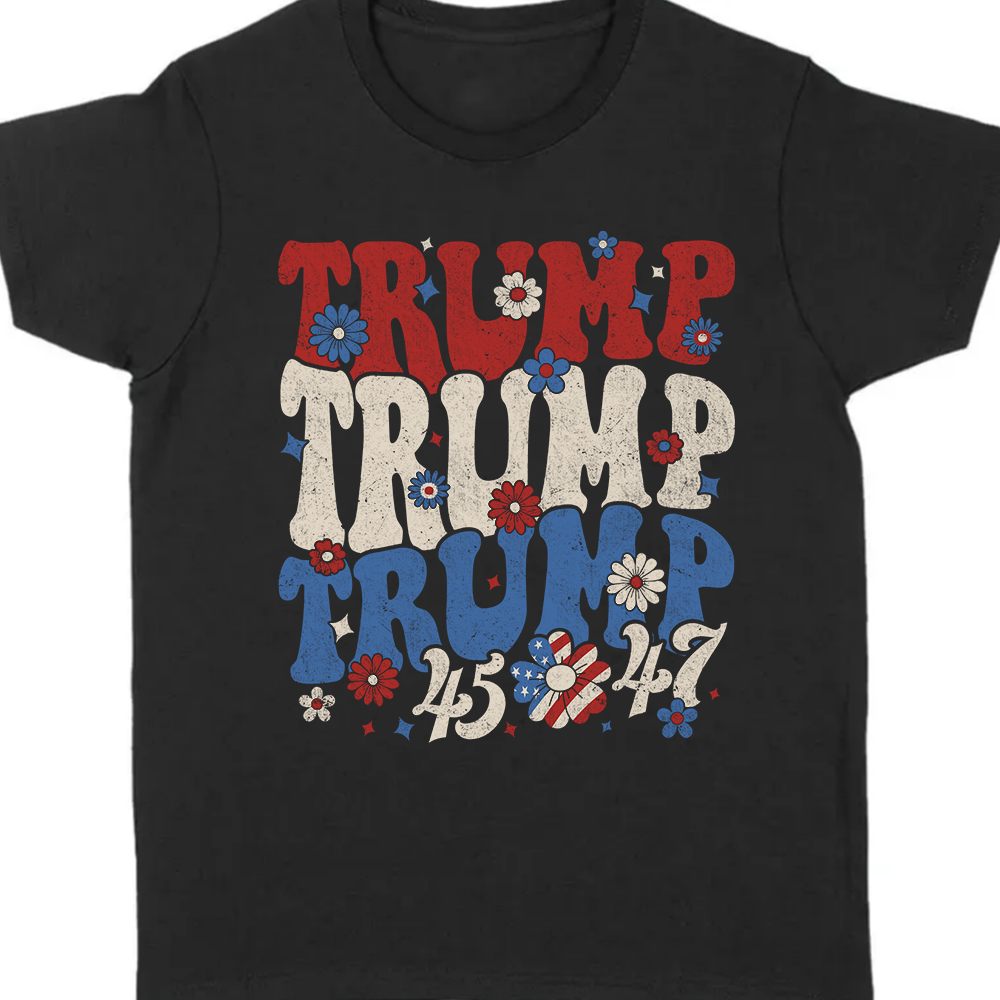 Trump Girl Red White Blue 47 Shirt N369 62467