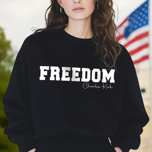 Freedom Charlie Kirk Dark Shirt HA75 64540