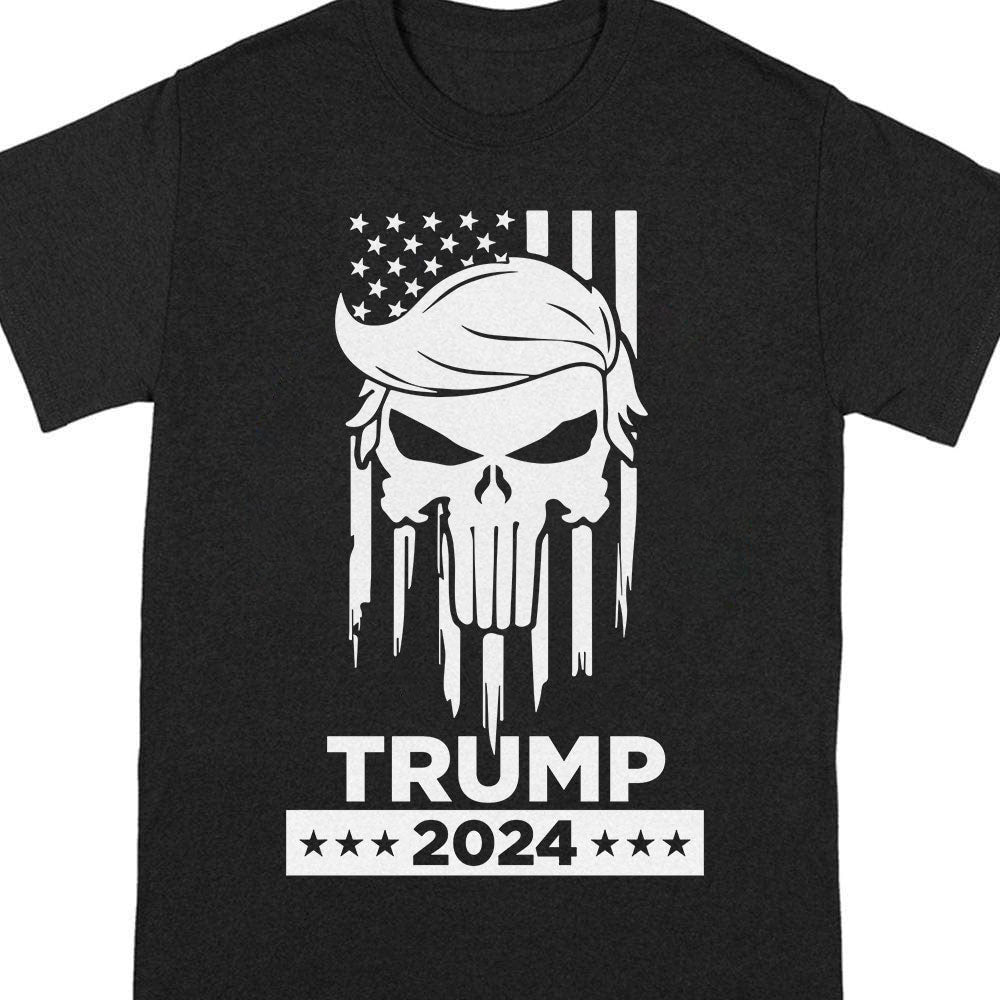 Trump Punisher 2024 Dark Shirt T286 62461