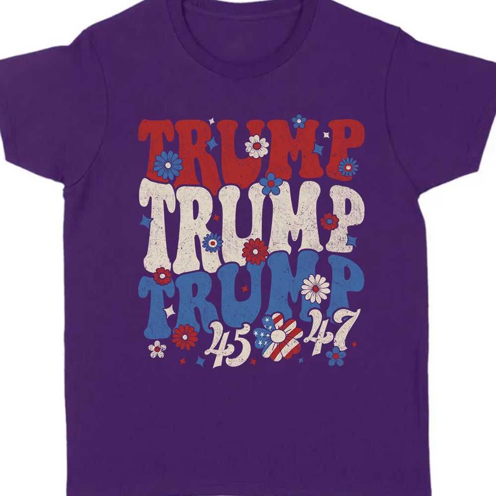 Trump Girl Red White Blue 47 Shirt N369 62467